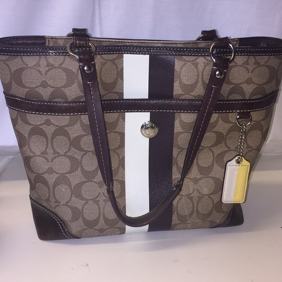 Coach Bags Classic Leather Coach Browntan Shoulder Purse Poshmark